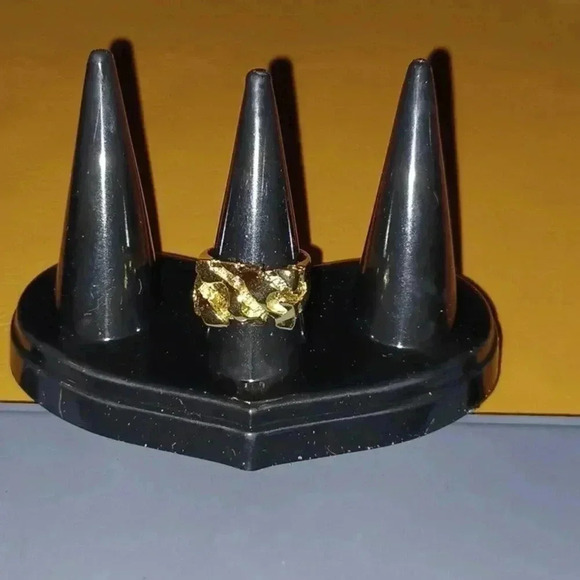 🌹Gold plated nugget ring - Picture 9 of 10